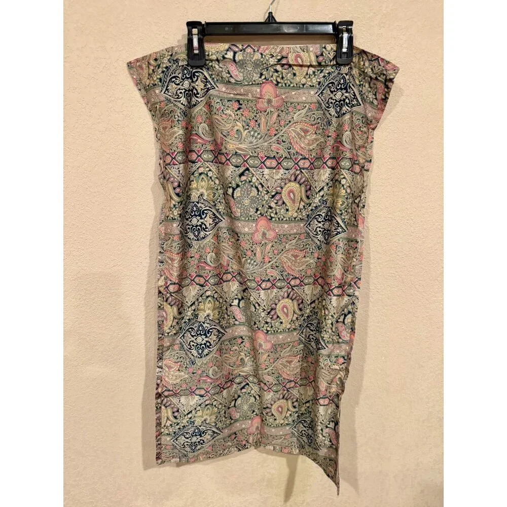 Pottery Barn Jane Paisley King Pillow Sham Sage Green‎ Pillowcase 36 in X 20 in